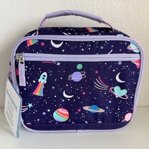 Pottery Barn Kids Mackenzie Rainbow Heart Galaxy Lunch Box - Purple